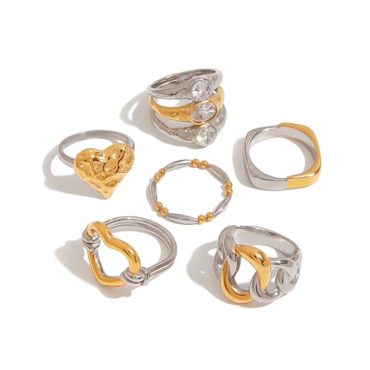 Fashion Personality European And American Titanium Steel Ring