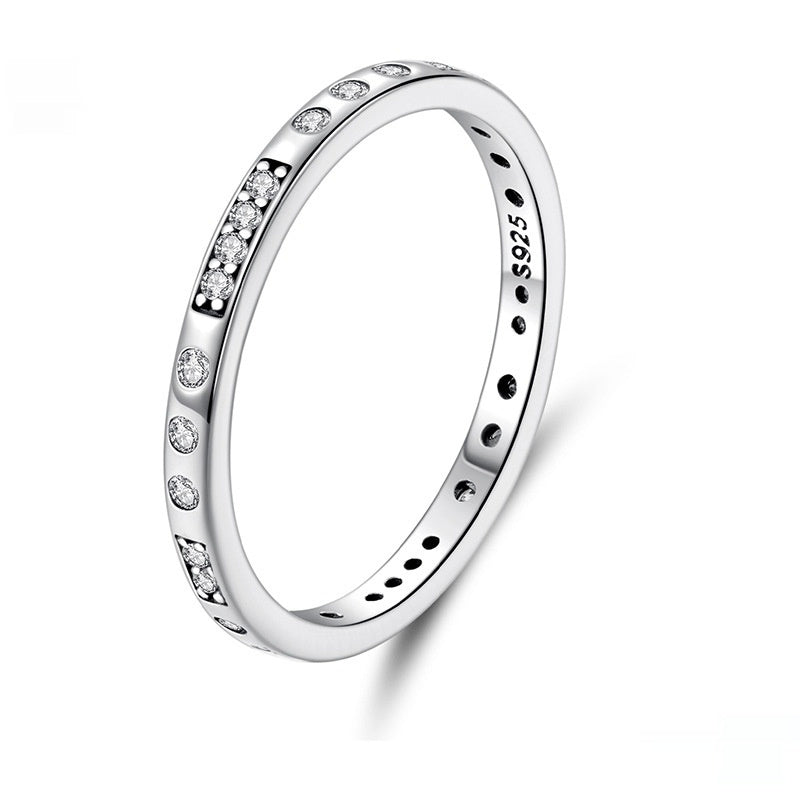 Moss Password I Love You Ring Silver
