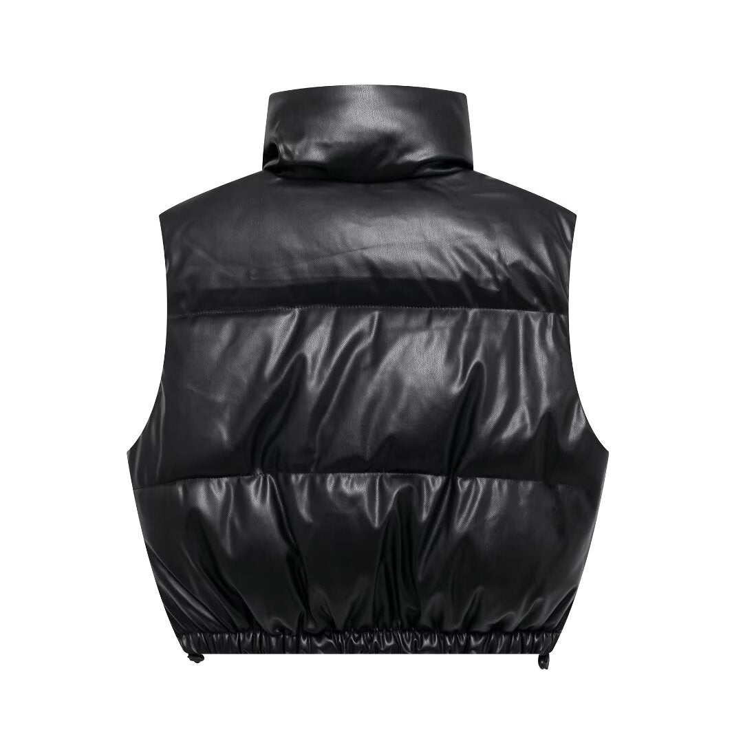 Fashion Short Waistcoat Cotton-padded Coat Women