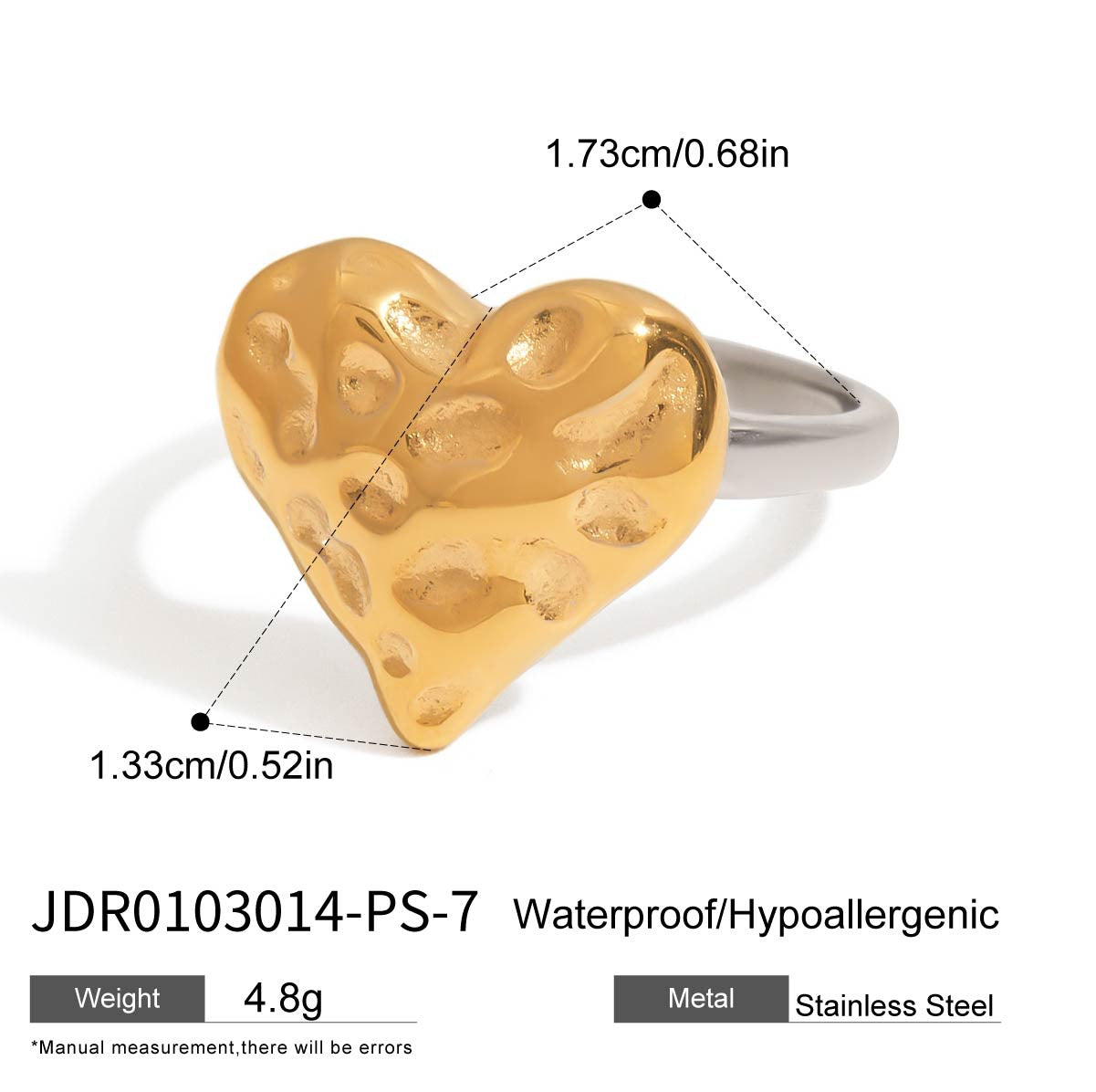 Fashion Personality European And American Titanium Steel Ring