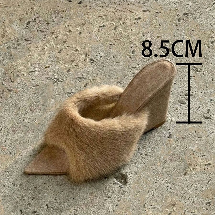 French Casual Fashion Wedge Slippers
