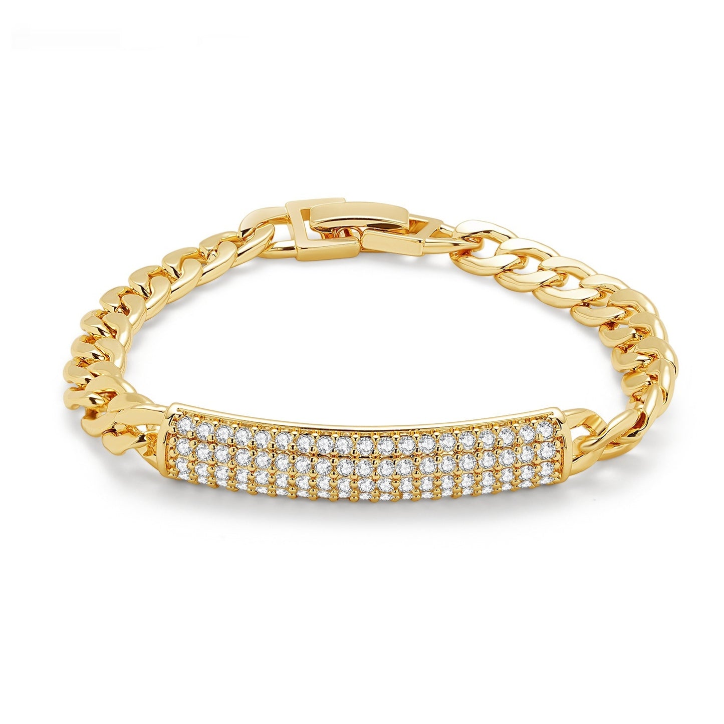 Gorgeous Dinner Ornament Zircon Inlaid Atmospheric Bracelet